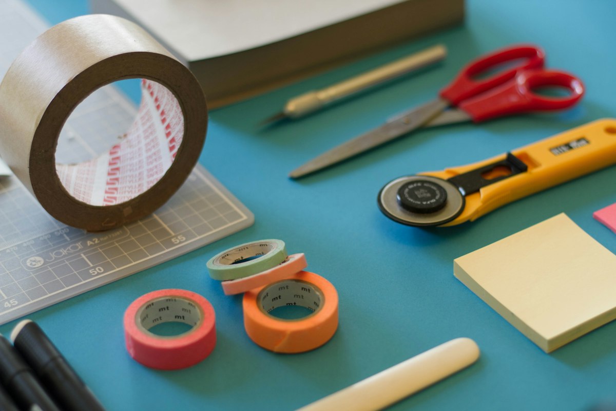 Interior design planning tools and materials